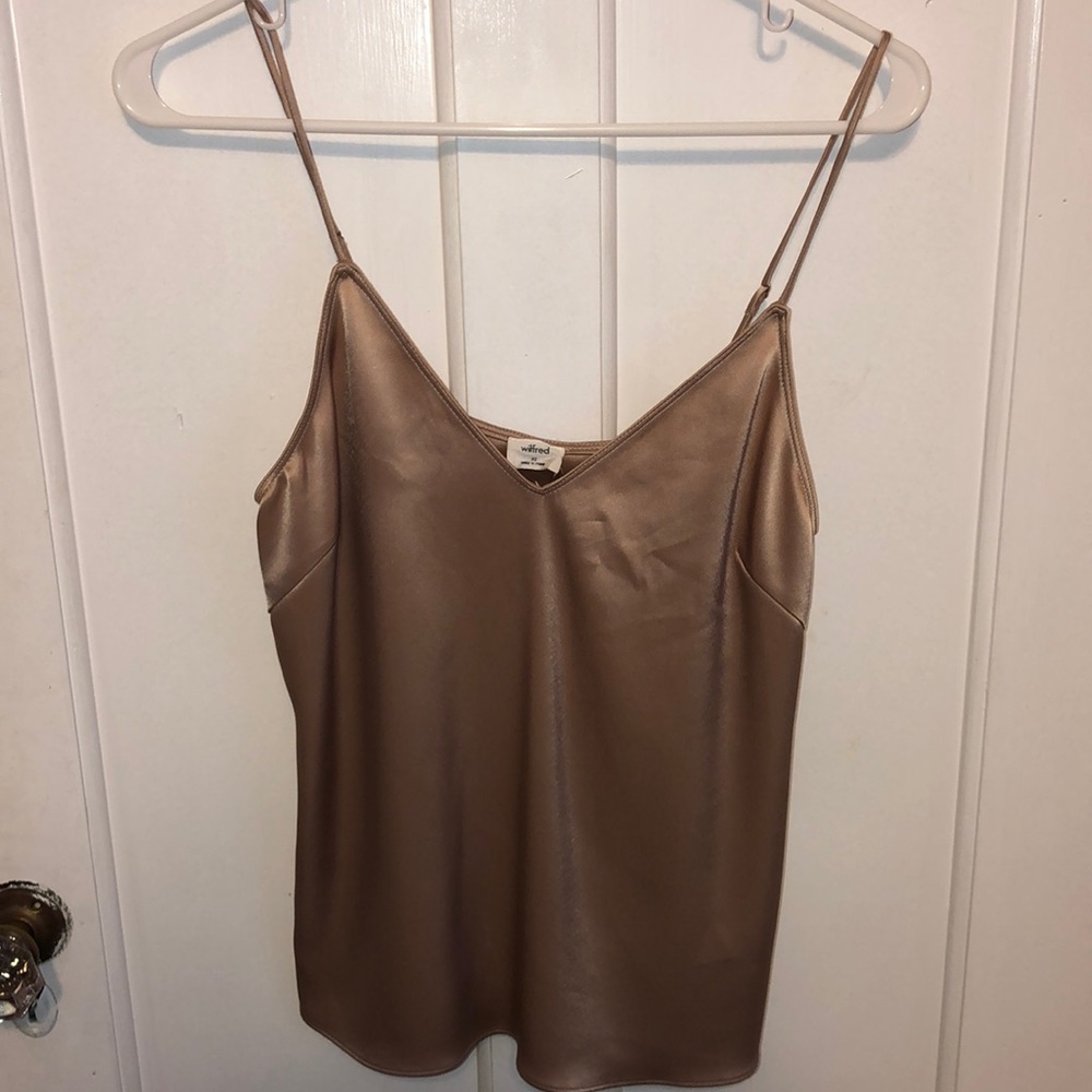 WILFRED Satin/ silk tank top
